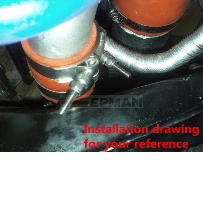 2.5" Cast Aluminium Elbow Pipe 90 Degree Intercooler Turbo Tight Bend For BMW E36 M3/325i/ is/ iX 9