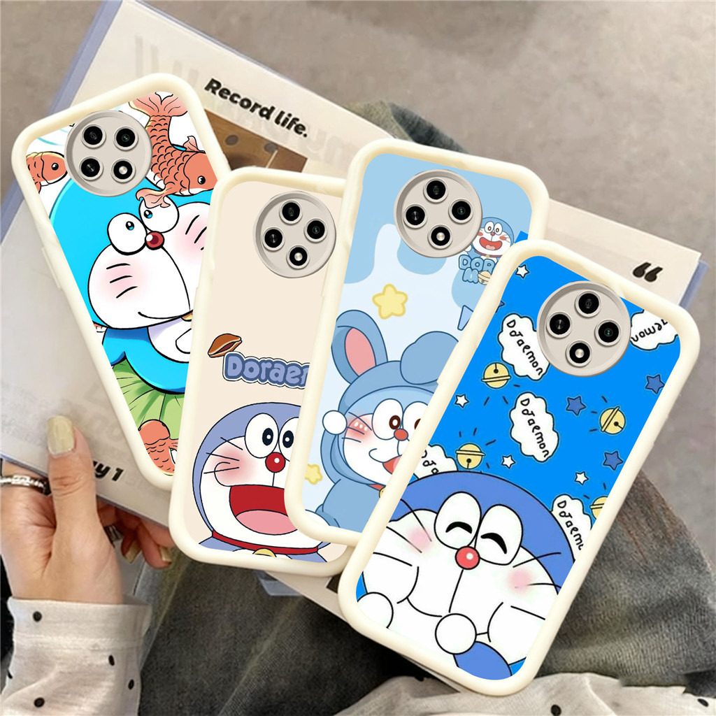 WB42 Doraemon สําหรับ Hp ชุบ Xiaomi Redmi POCO F6 13C M4 13 K60 X3 A1 X5 F5 X6 Ultra Pro 5G วัสดุ TP