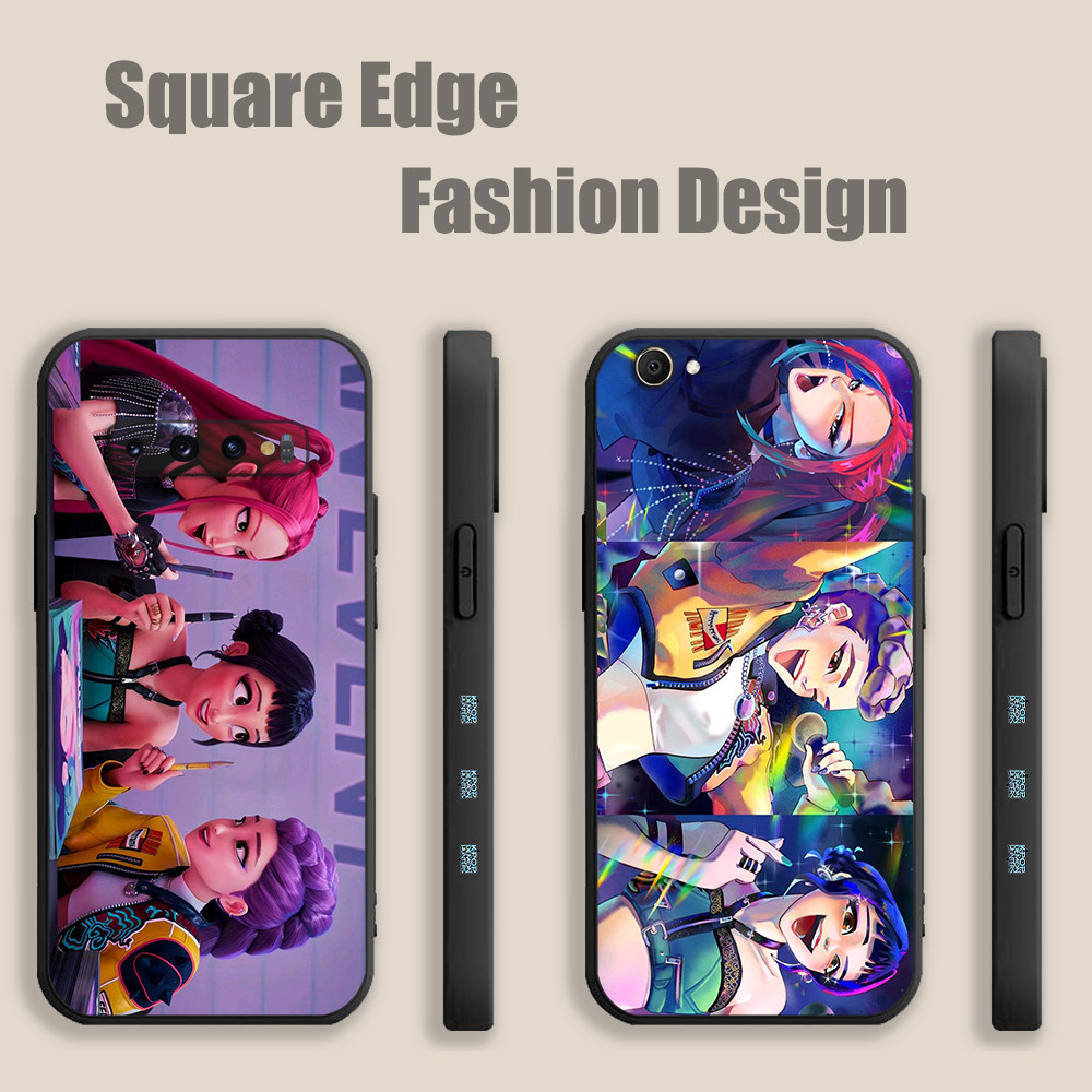 สําหรับVivo Y72 5G V23e V23 S12 Y01 Y03 Y55 X80 Pro Kpop Demon Huntersสีชมพูสุนทรียศาสตร์KZG05 เคสโท