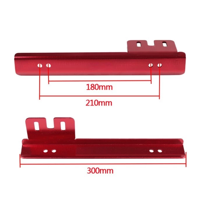 Aluminum License Plate Relocator Car Front License Plate Mounting Relocate Bracket Holder For Honda thumbnail 6
