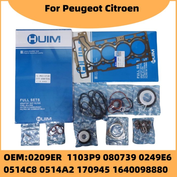 Auto Parts 1.6T Engine Rebuilding Kits OE 0514A2 0249E6 0514C8 1103P9 For Peugeot 207CC 3008 308S 3