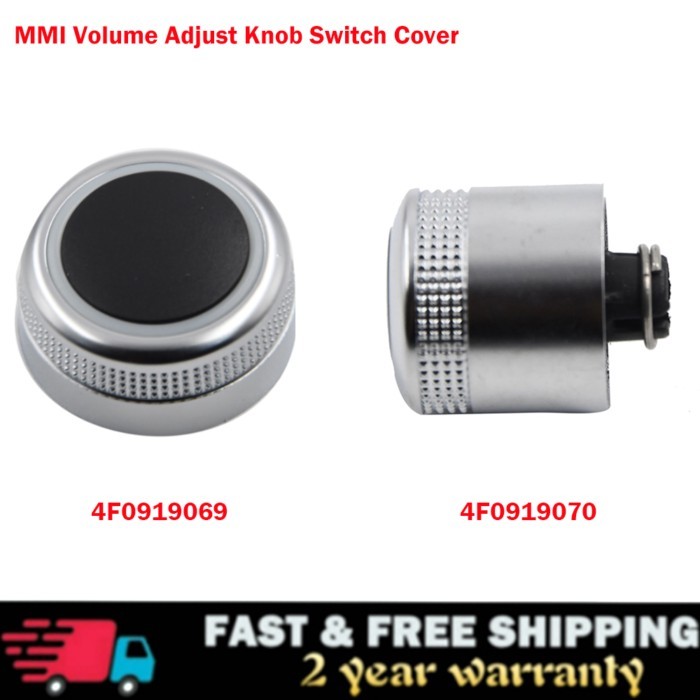 4F0919069 4F0919070 For Audi A6 Allroad S6 RS6 A8 Q7 MMI Multi Media Rotary Knob Main Menu Volume S