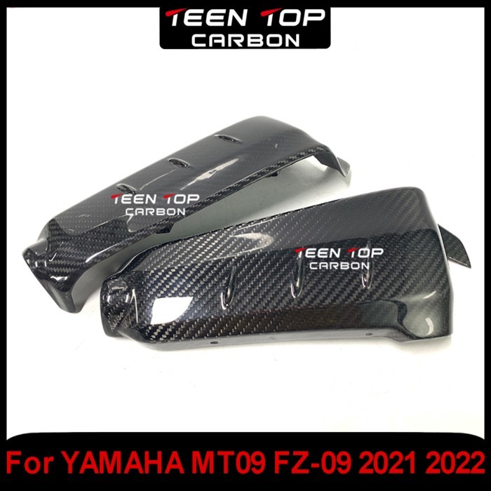 For YAMAHA MT09 FZ-09 FZ09 Full Carbon Fiber Radiator Side Panel Motorcycle MT09 2021 2022 Carbon P