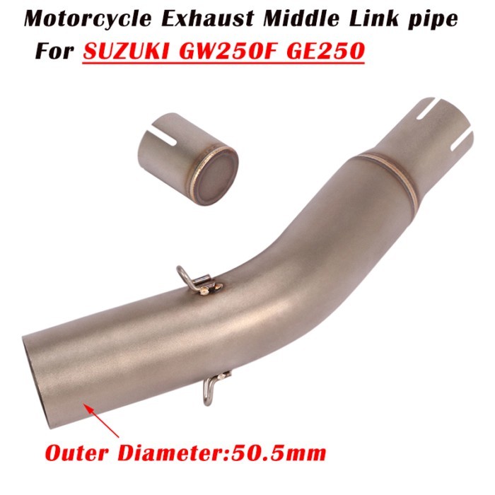 Slip On For SUZUKI GW250 GE250 GW 250 Motorcycle Exhaust Escape Modified Muffler Right Side Stainle