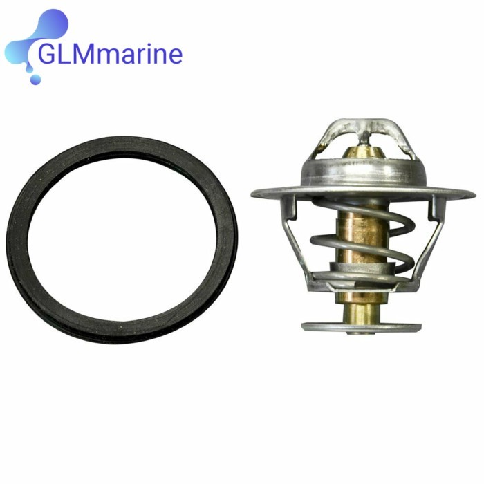 Thermostat Kit 82 Degree 3831424 for Volvo Penta MD31 AD41 KAD42 KAD43 KAD300 Engines 875849 876128