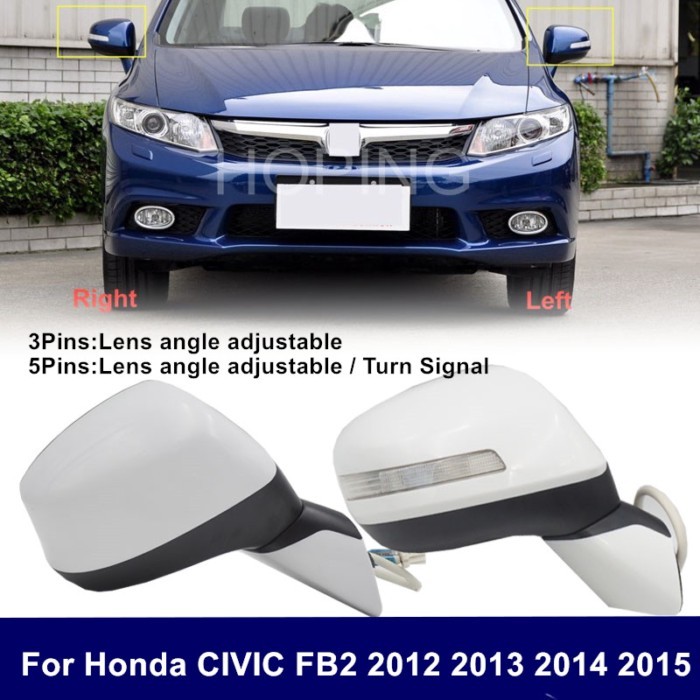 Car Rearview Mirror Assembly  For Honda For CIVIC FB2 FB3 FB6 2012 2013 2014 2015 Side Mirror with