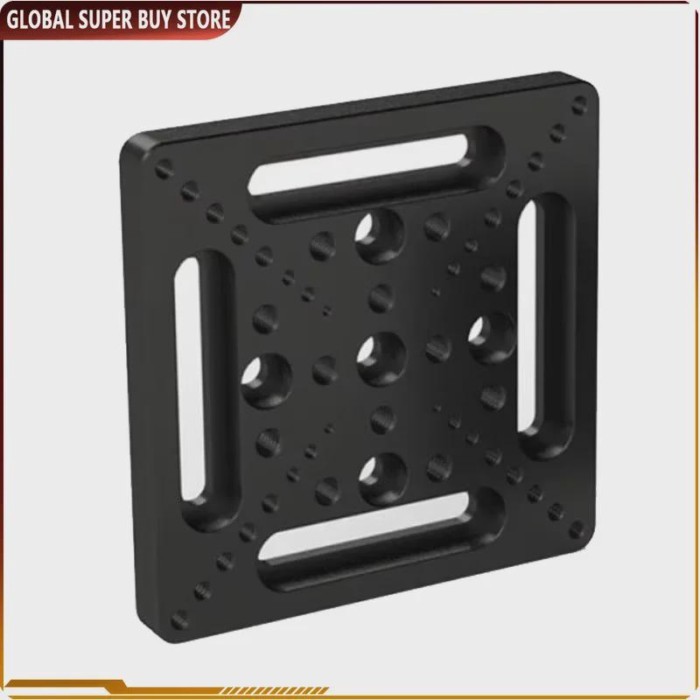 100x100x10 Optical Slide Table M6 Adapter Board Displacement Slide Table Adapter Plate Board M3M4M6