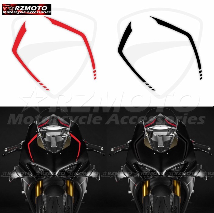 Motorcycle Front Pull Decals Panigale V4 V4S V4S/R Reflective Sticker for DUCATI Panigale V4 V4S V4