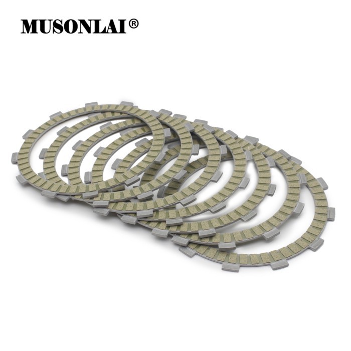 7pcs Motorcycle Clutch Friction Plates Disc Set for KAWASAKI   EN500 EX500 ZX550 ZX600 ZX750 KLX650