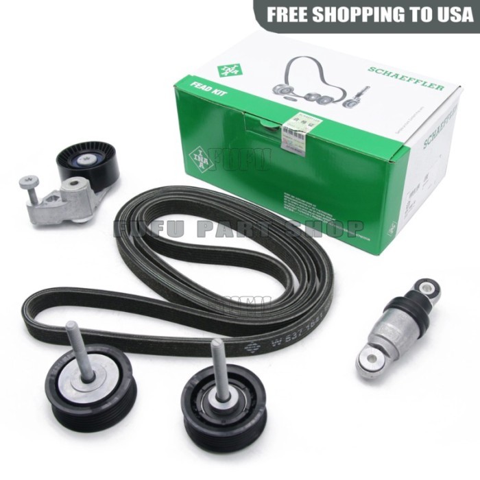OEM INA Belt Drive Kit for Porsche Paramera 970 3.0T Cayenne 3.6T CUR CXZ CWF