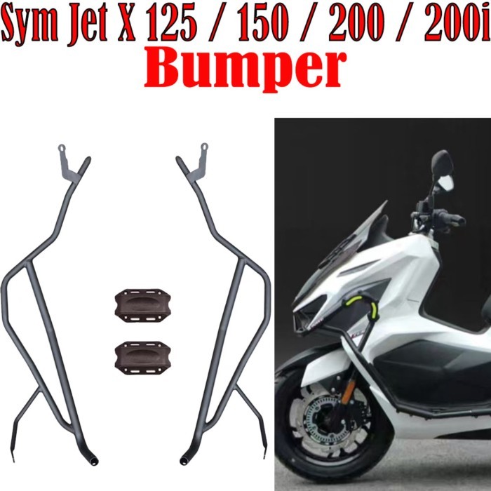 Motorcycle For Sym Jet X 125 / 150 / 200 / 200i Engine Guard Engine Guard Crash Bar Protection Bump