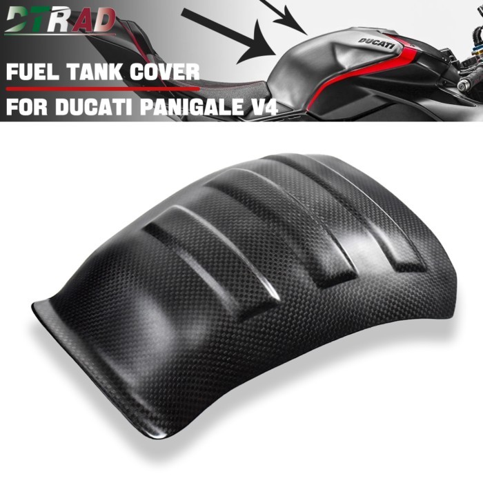 For DUCATI Panigale V4 V4S V4R 2018-2021/2022-2024 Carbon Fiber Fuel Tank Protector Cover Fairing K