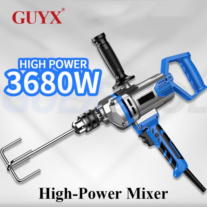 Six Speed Adjustable Electric Aircraft Drill High-power Mixer, Paint Putty, Cement Mortar, Househol