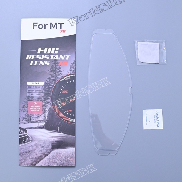 Helmet Visor Film Anti Fog Film Sticker for MT THUNDER 4 SV STINGER 2 MT-V-28B Breaker SV Helmet Ac