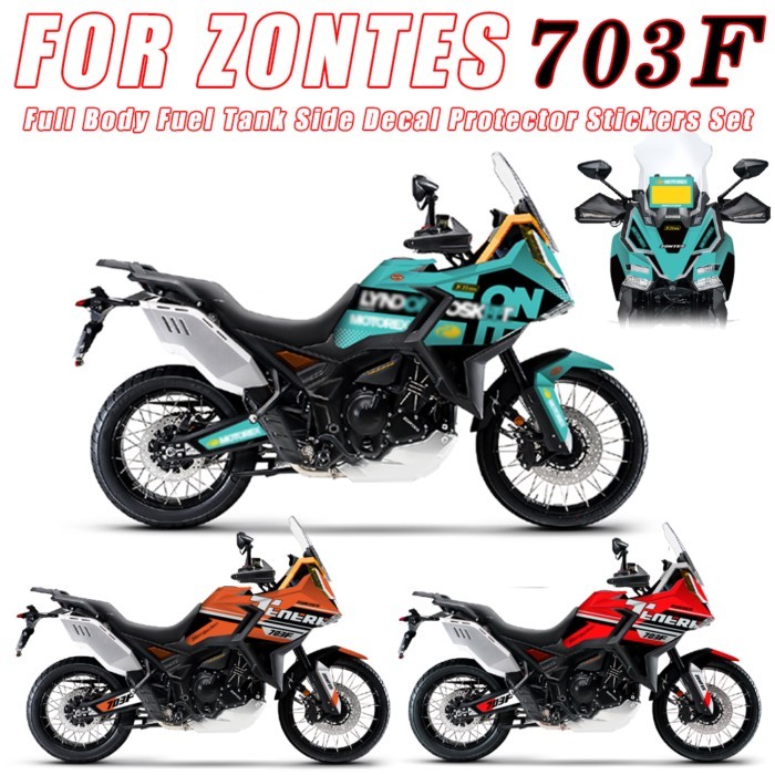 FOR ZONTES 703F 703 F 703-F Motorcycle Modified Full Body Decoration Protective Sticker Fuel Tank S
