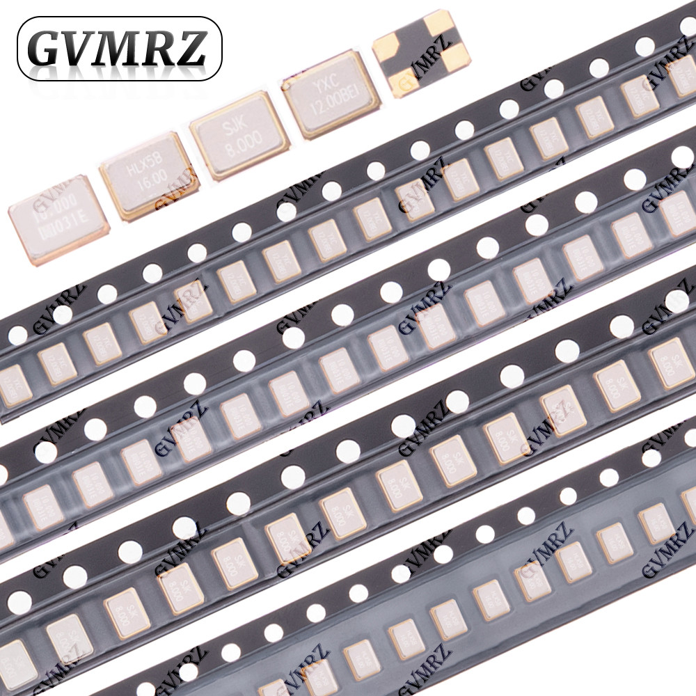 10PCS 32Mhz 40Mhz 48Mhz SMD 4P 3225 Passive คริสตัล osciler 8Mhz 16Mhz 20Mhz 24Mhz 25Mhz 26Mhz 27Mhz