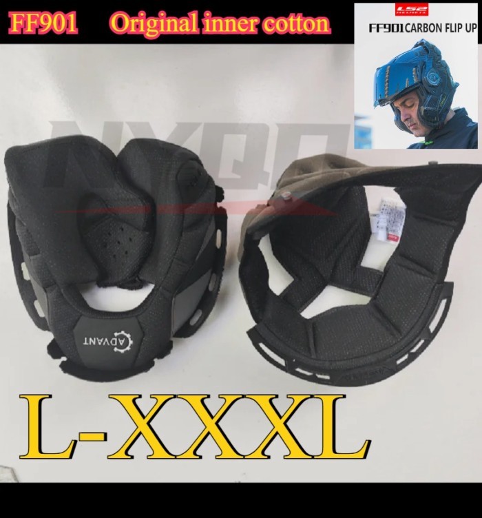 Original LS2 Helmet Accessories Replaced Helmet Inner Lining for LS2 FF901 Advant X Helmet