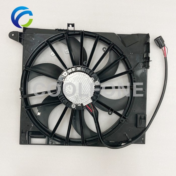 Electric Cooling Radiator Fan with Motor for JAGUAR XF X250 XJ X351 XJR XK 2.0T 2010-2015 C2D24142