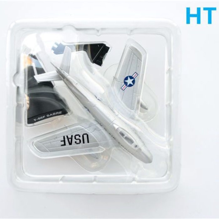 1/110 เครื่องบินโลหะผสมรุ่นอเมริกัน F86 Saber Fighter ความยาว 10 ซม.F86F Classic Fighter