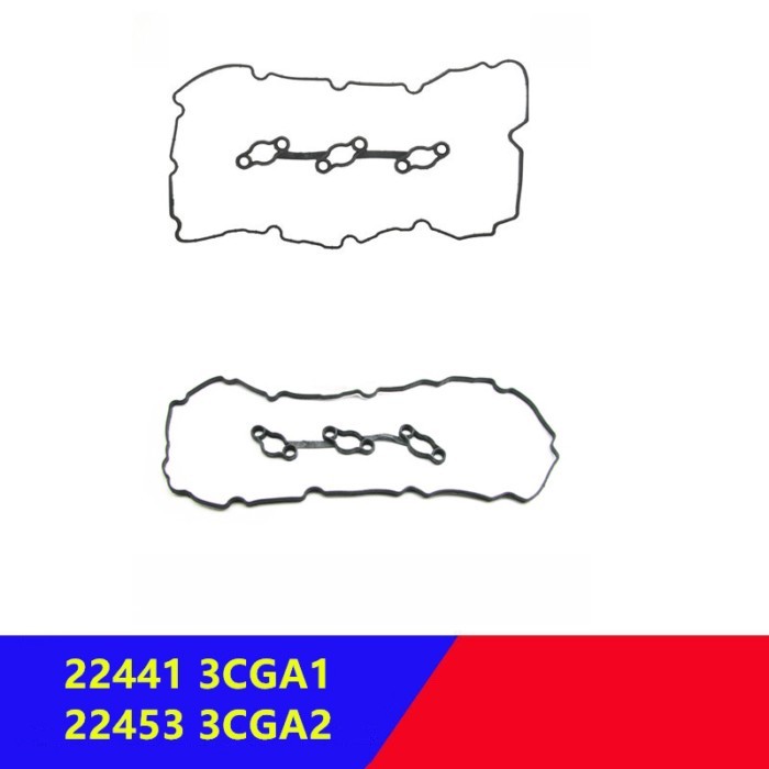 2PCS 224413CGA1 224533CGA2 Rocker Cover Gasket For Hyundai Santa fe DM Azera for kia K9 Sedona V6 2
