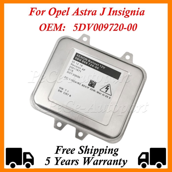 D1S HID Xenon Car Headlight Ballast Computer CarLight Control unit 5DV009720-00 5DV 009 720 00 1232