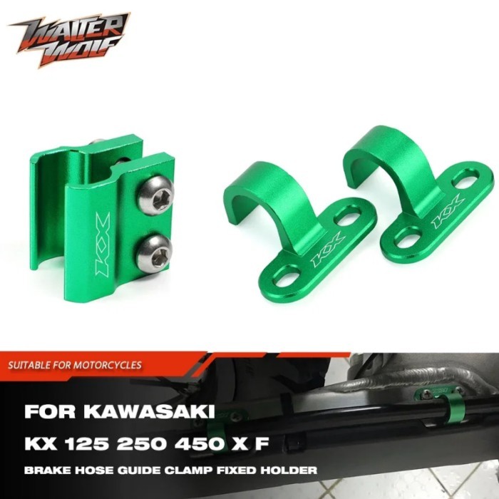 KX KXF Brake Hose Guide Clamp for Kawasaki KX250 KX450 KX250F KX450F KX 250F 450F 250X 450X 2006-20