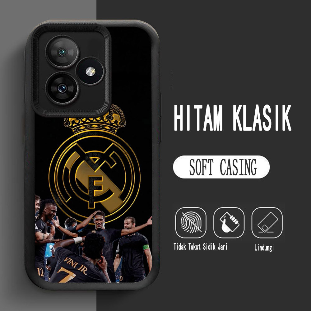 Y-22 R_Real_Madrid ปลอกซิลิโคนสําหรับ Realme GT NEO6 SE C63 Narzo N61 N55 6 N53 C33 5G กรณี