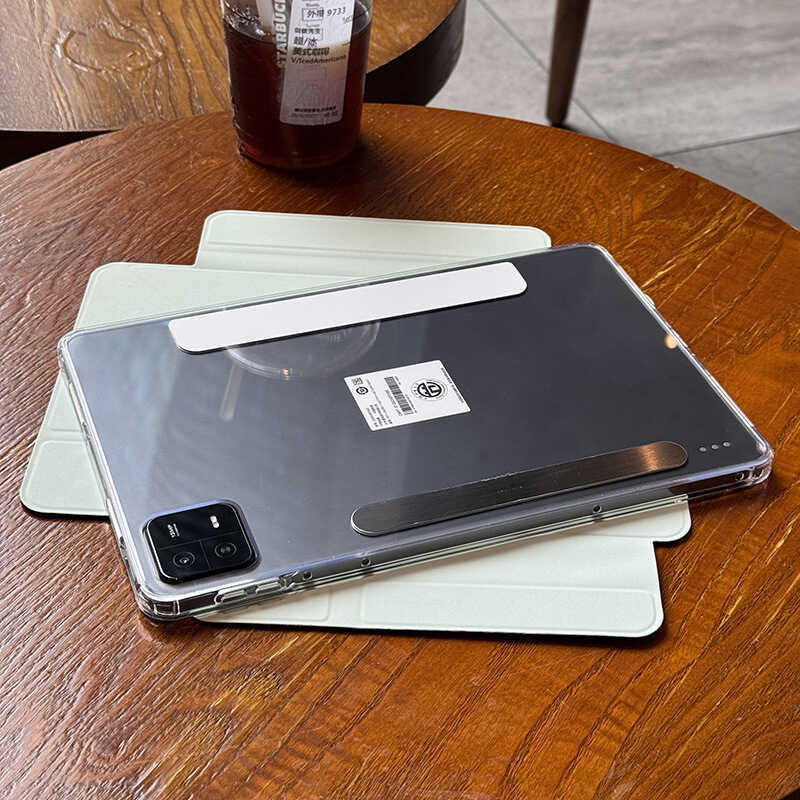 เหมาะสําหรับ Xiaomi 8 แท็บเล็ต 6spro เคสป้องกันอะคริลิค Y-Fold Kpad7 แม่เหล็กหัวเข็มขัดคู่สามพับ Pen