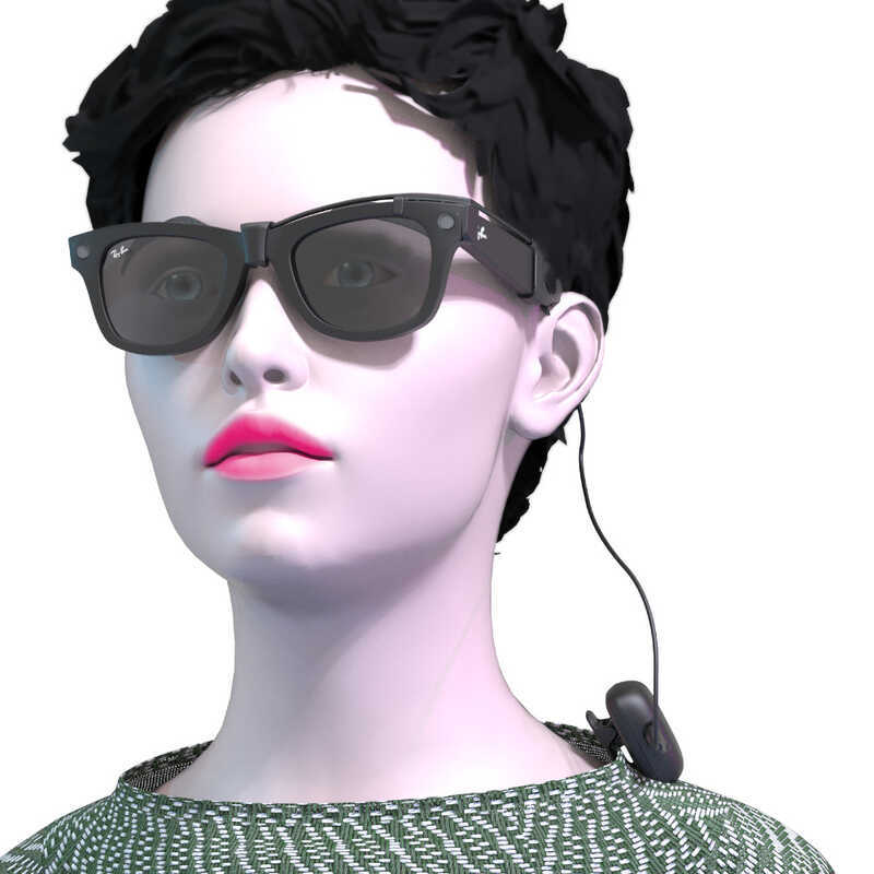 Ray-Ban/Meta Ray-Ban AI แว่นตาเฉพาะอายุการใช้งานแบตเตอรี่ Single Dual Electric Vimi-01 ไม่มีแว่นตา A