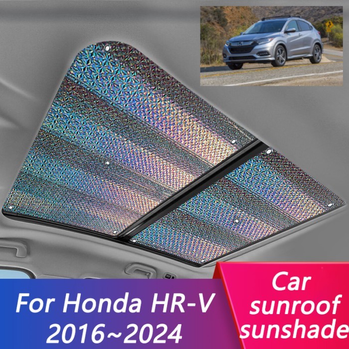 For Honda HR-V HRV HR V Vezel RV3 RU6 2016~2024 2018 2023 Sunroof Sunshade Stickers Protection Wind