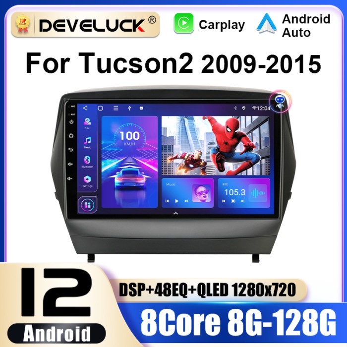 2 Din Android 12 Car Radio For Hyundai Tucson 2 LM IX35 2009 - 2015 Multimedia Video Player GPS 4G