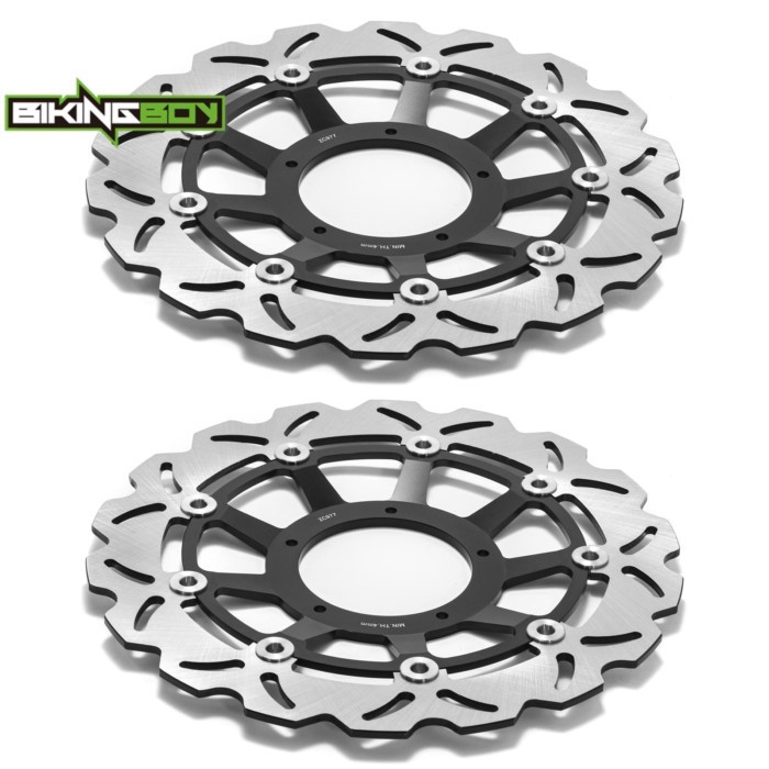 BIKINGBOY Front Brake Discs Rotors Disks For Honda CBR1000RR Firblade 17 18 CB 1000 Hornet 24 25 NS