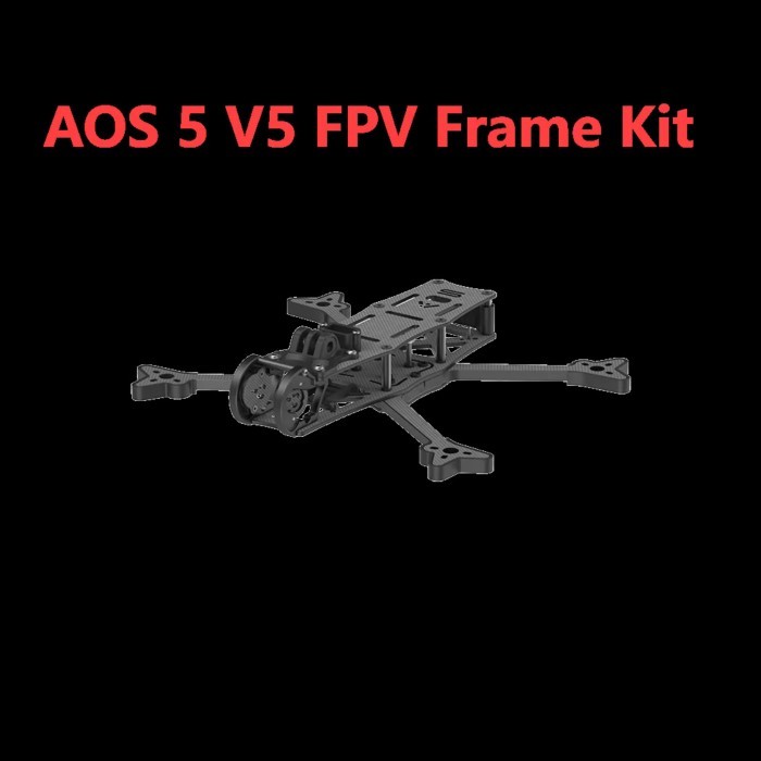 AOS 5 V5 FPV Frame Kit with 6mm arm for FPV DJI O3/DJI O4 Air Unit/DJI O4 Air Unit Pro FPV Frame Ca