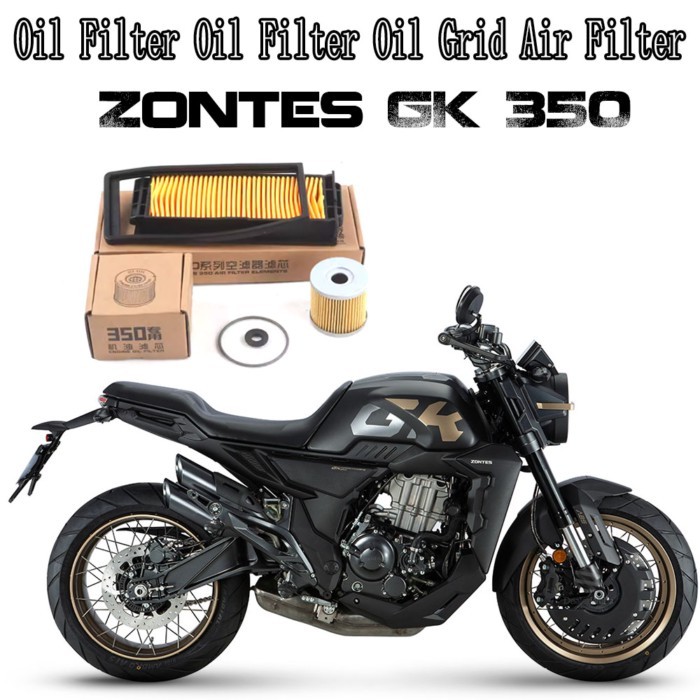 For Zontes GK 350 GK350 Motorcycle Oil Filter Oil Filter Oil Grid Air Filter