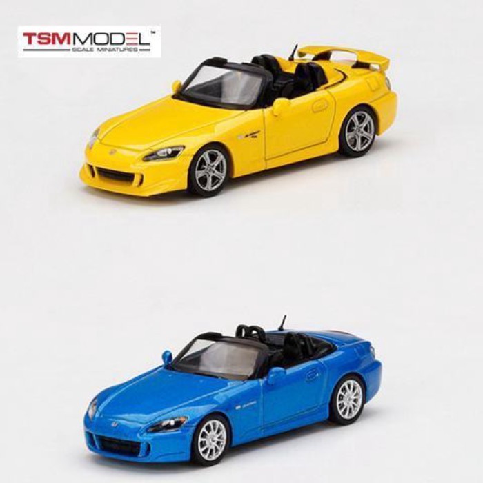 MINI GT 1: 64 Honda S2000 TypeS CR Rio Yellow AP2 Blue Car Model