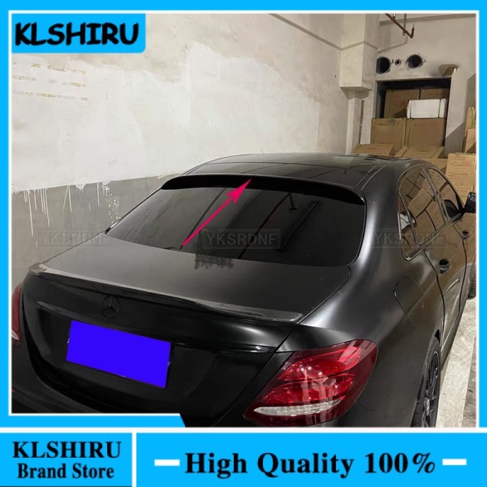 For Mercedes-Benz W213 E200 E260 E300 E350 2016-2019 ABS Material Primer Color Car Tail Wing Decora