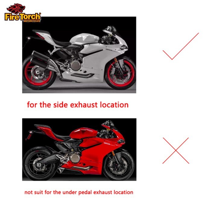 For Ducati Panigale 959 2016 2017 2018 2019 959 Panigale Motorcycle Exhaust Muffler Titanium Alloy