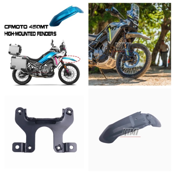 Motorcycle Parts Front High Fender For CFMOTO 450MT CF450MT CF400-8 CF4408A CF MOTO MT450 400-8 400