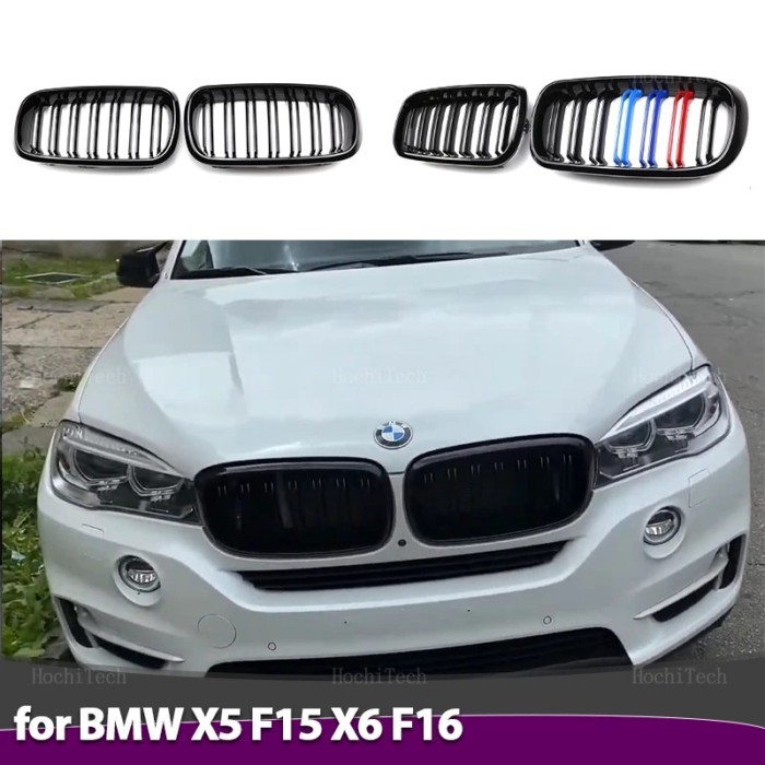 Front Kidney Grill Racing Grille Fit For BMW X5 F15 X6 F16 X5M F85 X6M F86 Car Accessories Replacem