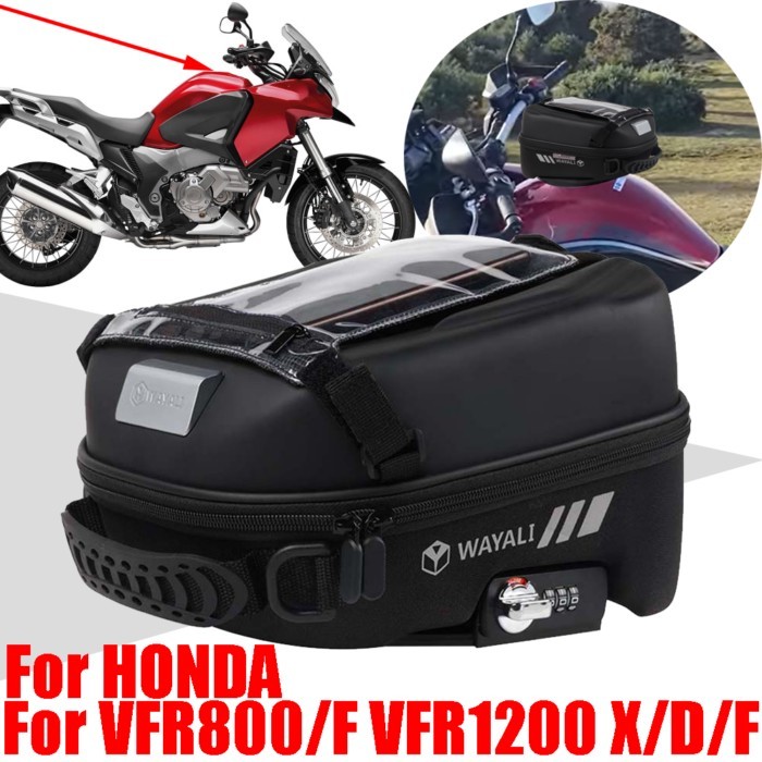 For HONDA VFR800 VFR800F VFR1200X Crosstourer VFR1200 VFR 800 1200 X F 1200X Accessories Tank Bag L