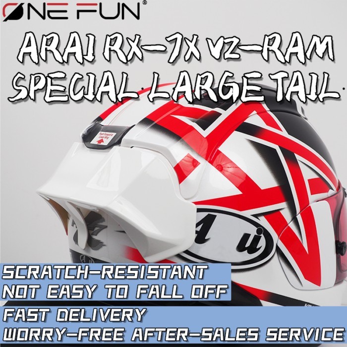 Motorcycle Helmet For ARAI RX7X/RX7-V/SRC Racing VZ RAM Helmet Spoiler Accessories Carbon Fiber Rea