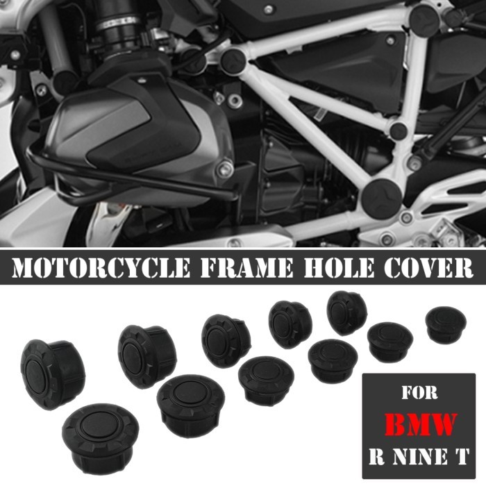 Motorcycle Frame Hole Cover Caps Plug Decorative Frame Cap Set For BMW R NINE T R NINET R9T R 9 T 9