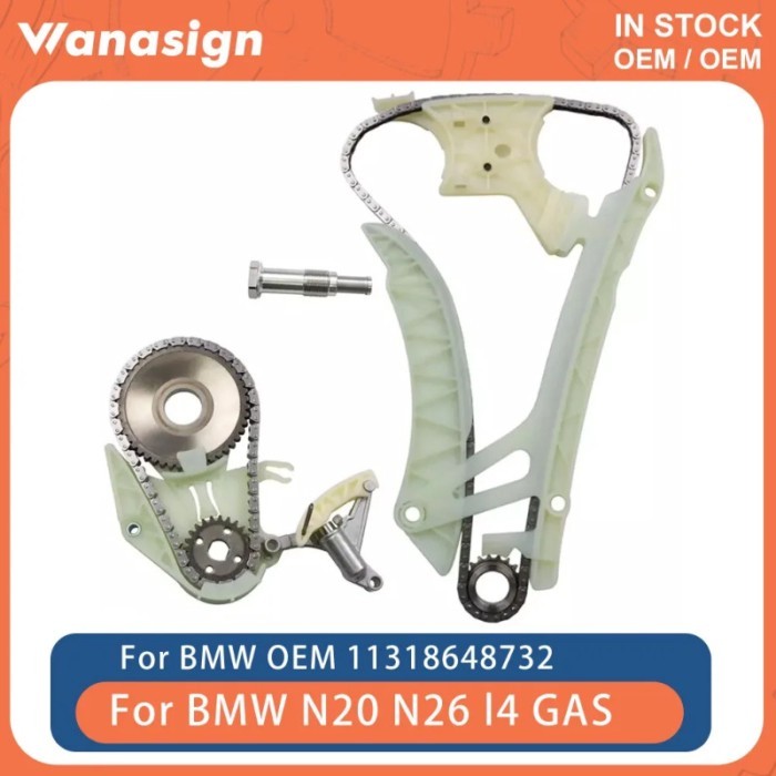 Engine Oil Pump Timing Chain Kit Fit 2.0 L l4 GAS For BMW X1 X3 X5 Z4 328i 428i N20 N26 N20B20 2.0L