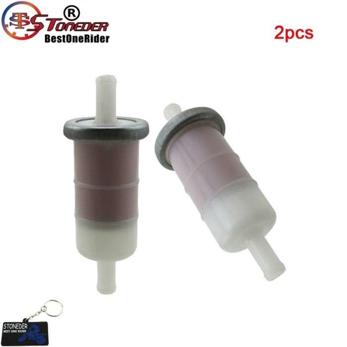 STONEDER 3/8"10mm Universal Motorcycle Fuel Filter For Honda VTX1300R/S CBR600 900RR GL1800 GL1500