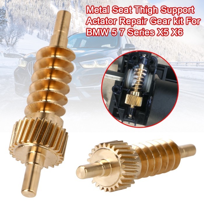 Seat Thigh Support Actuator Metal Gear For BMW 5 7 Series X5 X6 Car Accessories Repair Replacement