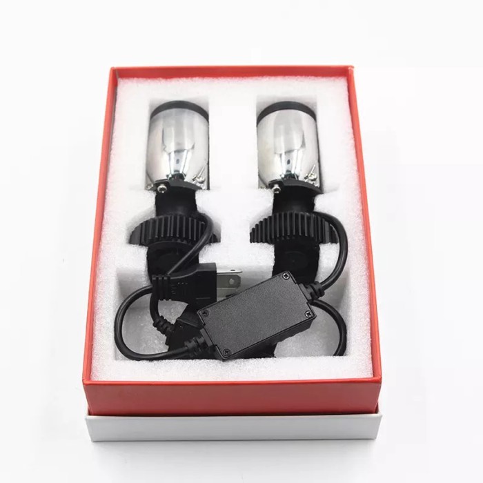 Y6 Y7 Y8 Car Led Lights Mini Lens Automotive Accessories H4  6000K car led headlight bulbs