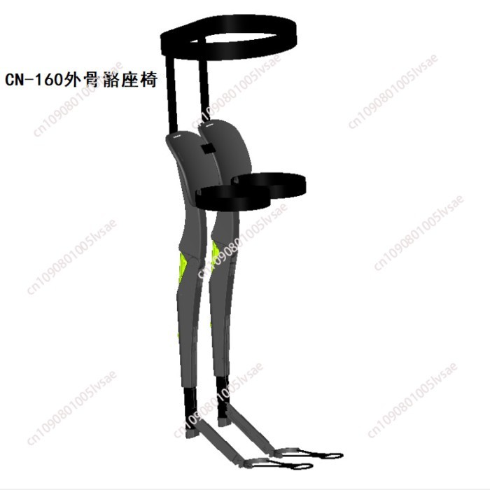 Chair Stool Exoskeleton Seat Portable Wearable Suitable for Outdoor Field Trips Requiring Standing
