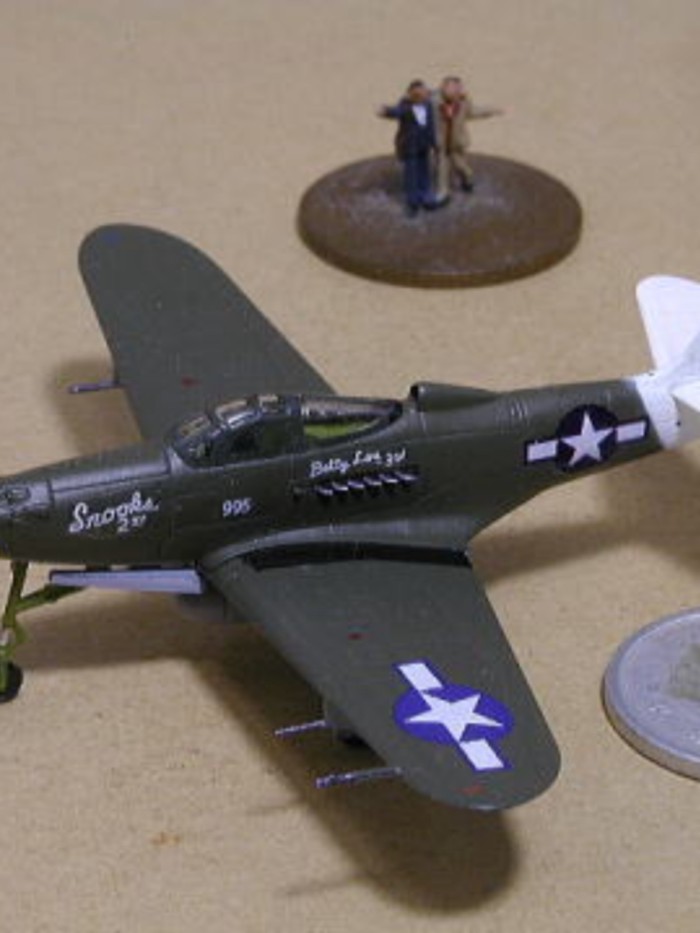 พร้อมสต็อก F-toys 1/144 WINGKIT 7 P39 Flying Snake P40 109 Fighter Assembly Model คลังสินค้าพร้อมต่า