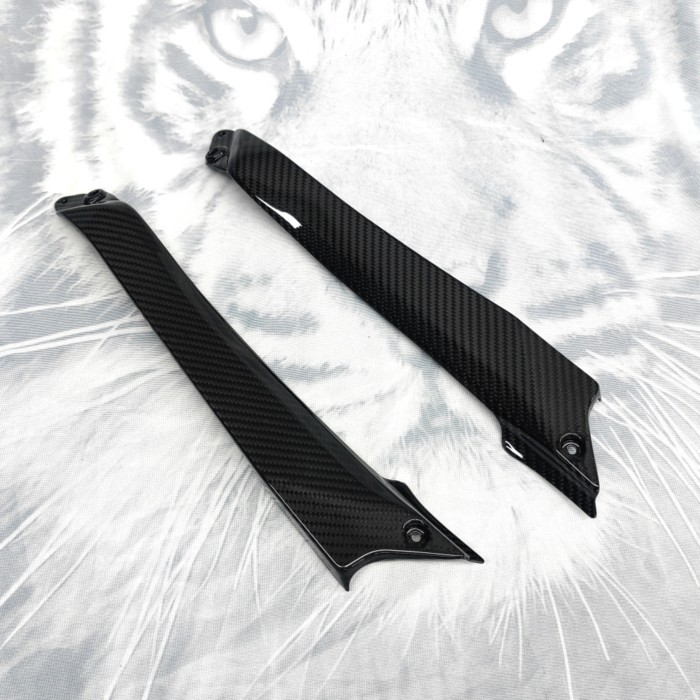 For KAWASAKI NINJA H2 H2R 2015-2023 Motorcycle Carbon Fiber Fuel Tank Side Panel Modified Parts Glo