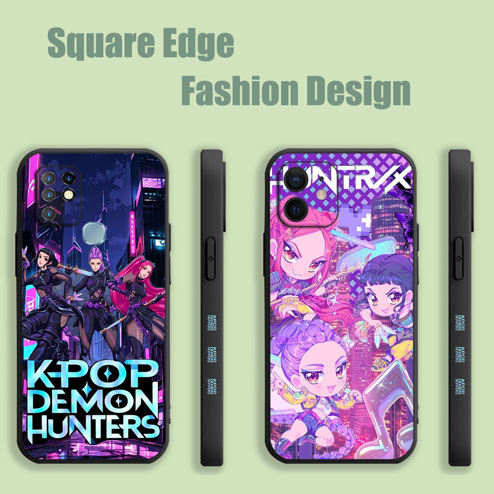 ปลอกสําหรับ Tecno Pova Neo 3 Spark 20 Pro 19 Pro 6 Pro Go 30 30C Kpop Demon Hunters Rumi Zoey Mira J